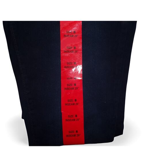 Gloria Vanderbilt Pull On Stretch Comfort Jean High Rise Size 8 Inseam 29" - Picture 3 of 3